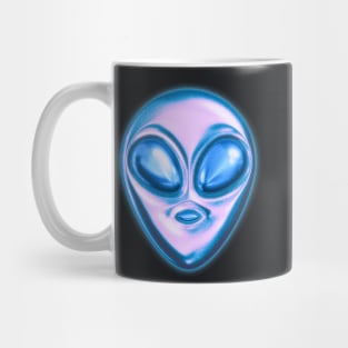 Funky Chrome Alien Mug